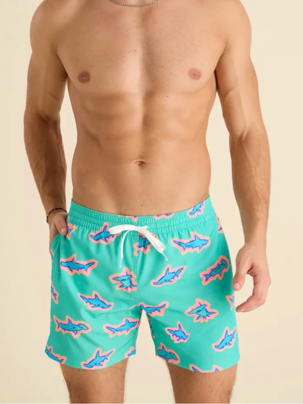 Chubbies Men’s Swim Shorts -The Apex Swimmers- size M -5.5 inch inseam